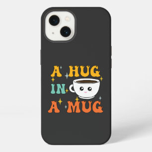 A Hug in a Mug Cute Kawaii iPhone 13 Case