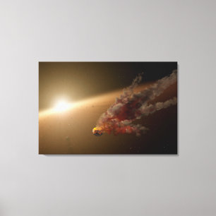 A Huge Eruption Around Star Ngc 2547-Id8. Canvas Print
