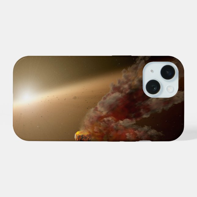 A Huge Eruption Around Star Ngc 2547-Id8. iPhone 15 Case (Back Horizontal)