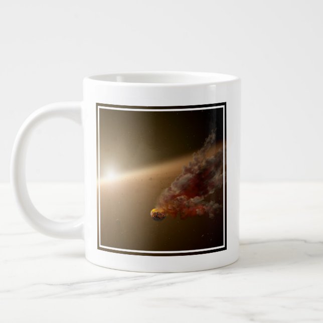 A Huge Eruption Around Star Ngc 2547-Id8. Large Coffee Mug (Left)