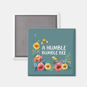 A Humble Bumble Bee Magnet