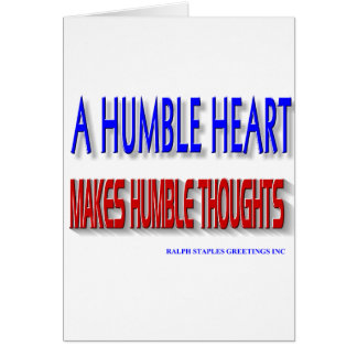 A HUMBLE HEART