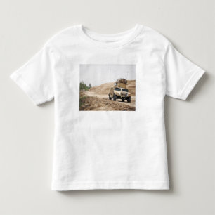 A Humvee conducts security Toddler T-shirt