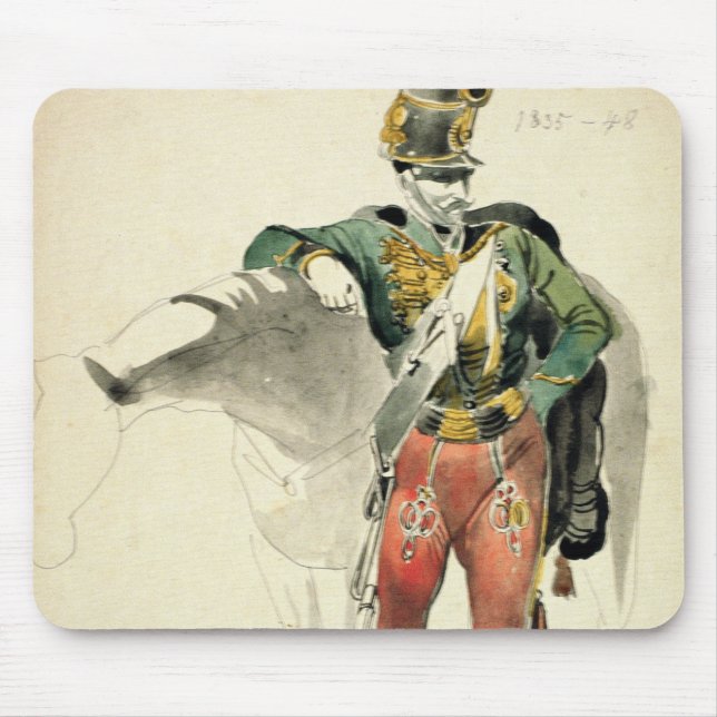 A Hussar of the 9th Regiment Mouse Pad (Front)