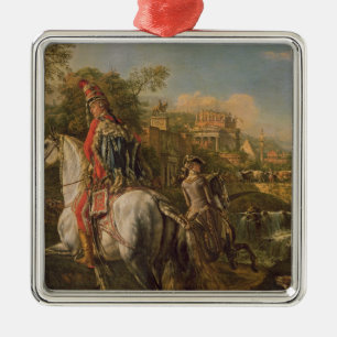 A Hussar on horseback, 1773 Metal Ornament