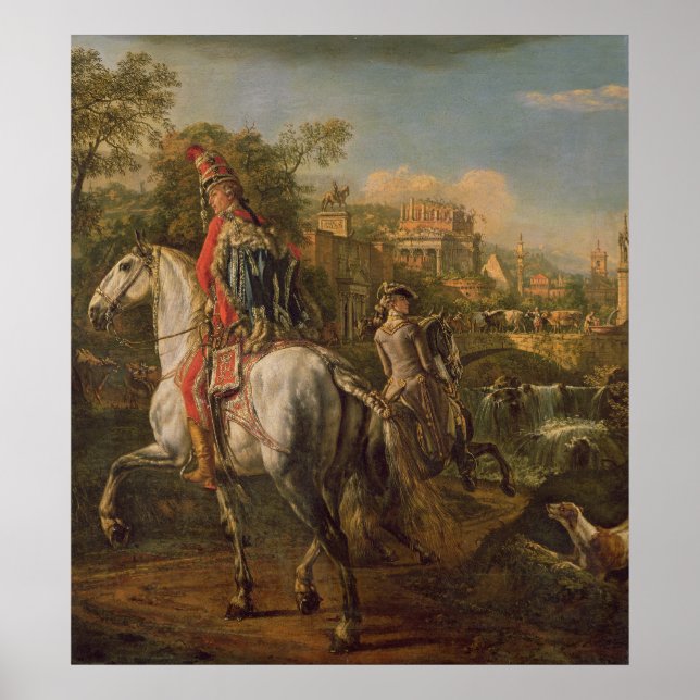 A Hussar on horseback, 1773 Poster (Front)