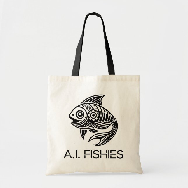 A.I. Fishies Tote Bag (Front)