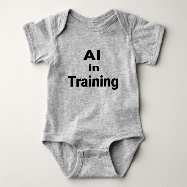 A.I. In Training Baby Bodysuit (Front)