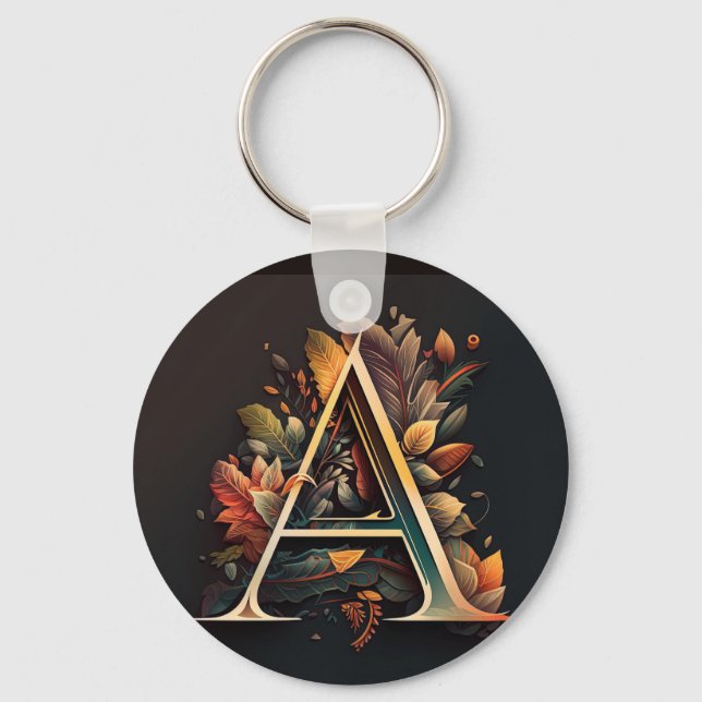 A.initials Keychain (Front)