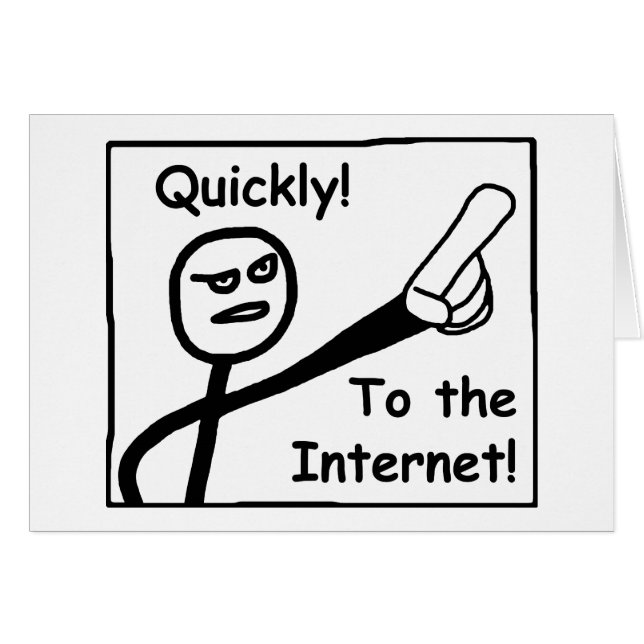 À Internet (Devant horizontal)