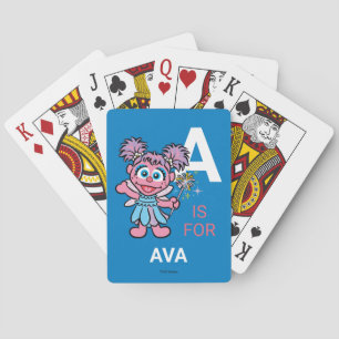 A is for Abby Cadabby    Playing Cards