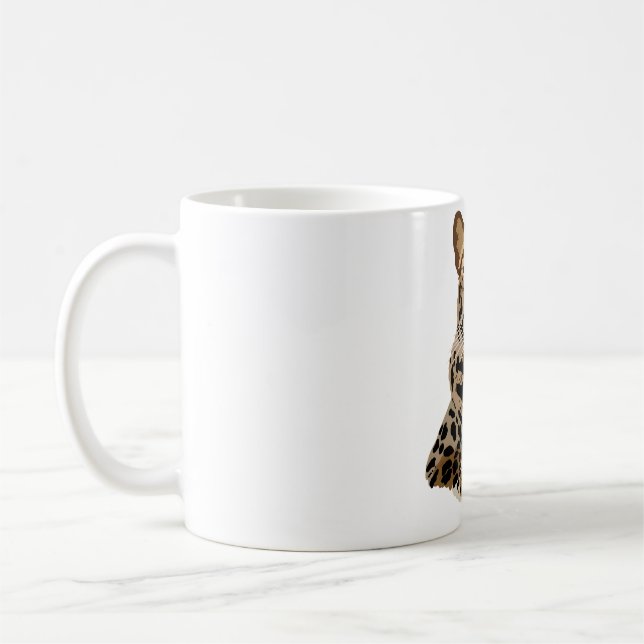 A is for Amur Leopard Coffee Mug (Left)