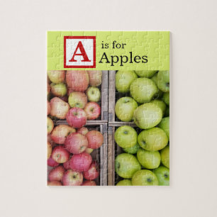 A is for Apples Photograph Jigsaw Puzzle