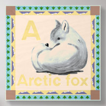 A is for Arctic Fox
