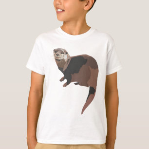 A is for Asian Small Clawed Otter T-Shirt