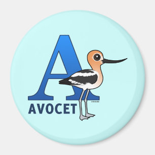 A is for Avocet Magnet