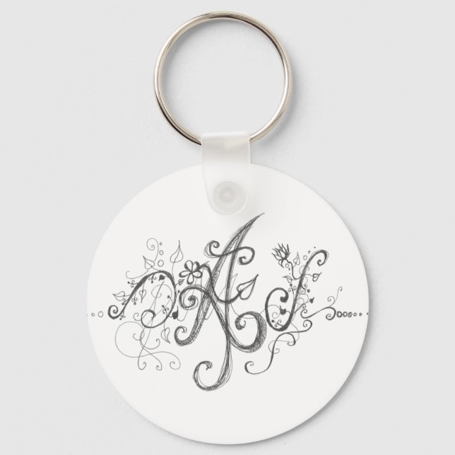 A is for keychain (Front)