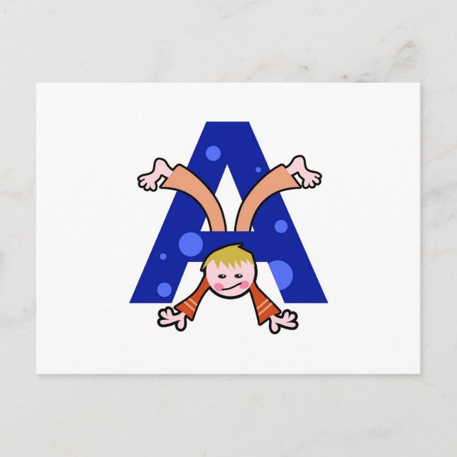 A is for..... postcard (Front)