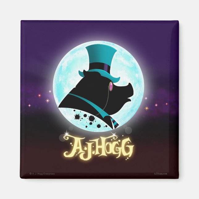 A. J. HOGG SOUHAITE MAGNET LUNE (Devant)