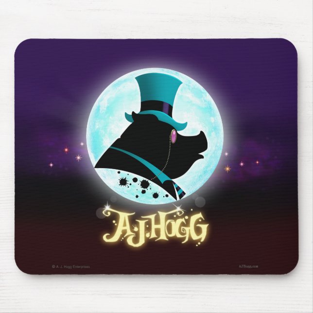 A. J. HOGG WISHING MOON MOUSEPAD (Front)
