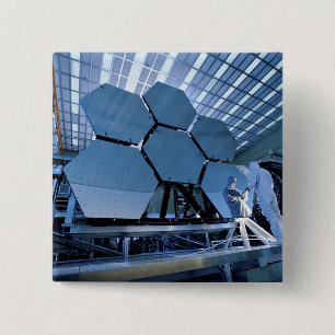 A James Webb Space Telescope array 2 Inch Square Button