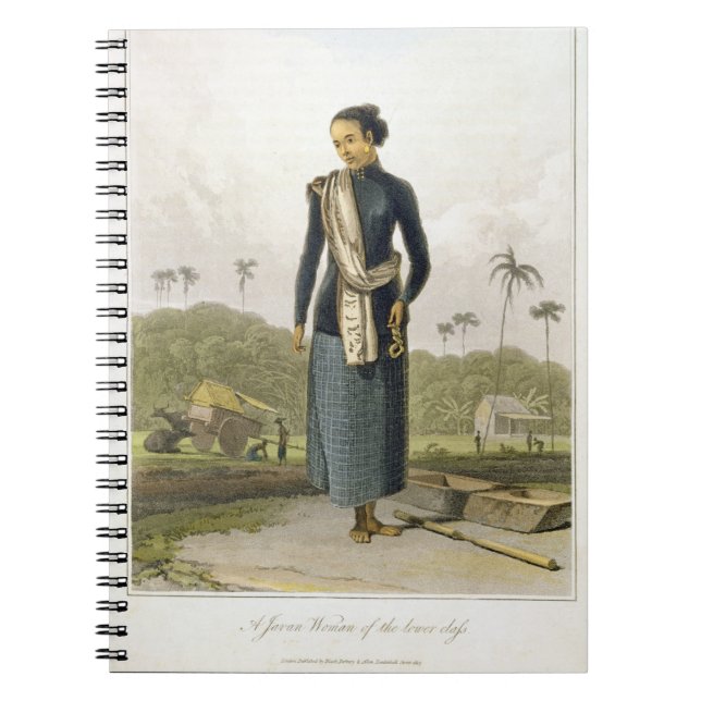 A Javan Woman of the Lower Class, plate 3 from Vol Notebook (Front)