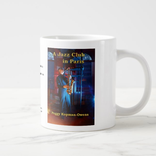 "A Jazz Club in Paris" Large Coffee Mug (Right)