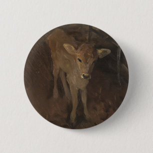 A Jersey Calf 2 Inch Round Button