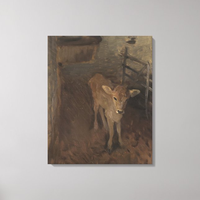 A Jersey Calf Canvas Print (Front)