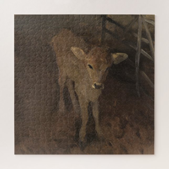 A Jersey Calf Jigsaw Puzzle (Horizontal)