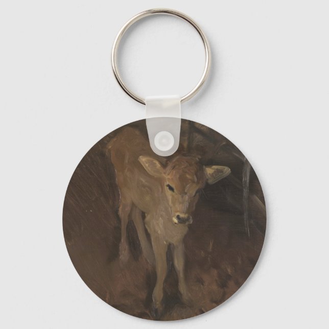 A Jersey Calf Keychain (Front)