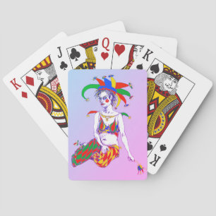 A Jester Playing Cards