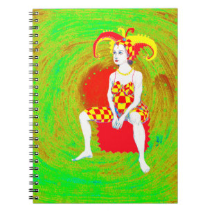 A jester queen notebook