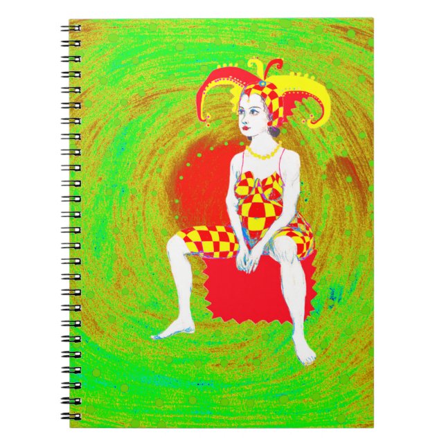 A jester queen notebook (Front)