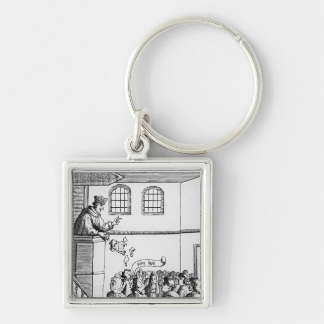 A Jesuit Preaching Against Our Bible Keychain (Front)