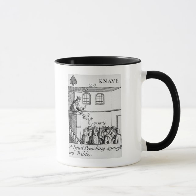 A Jesuit Preaching Against Our Bible Mug (Right)