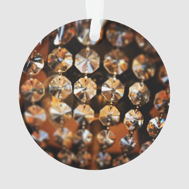 A Jewel Like Print  Ornament (Back)