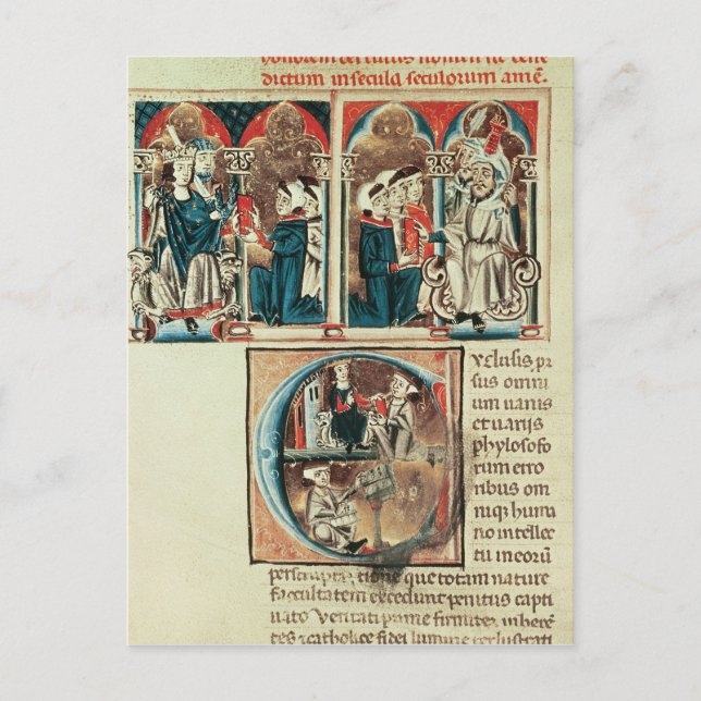 A Jewish scholar presenting Postcard (Front)