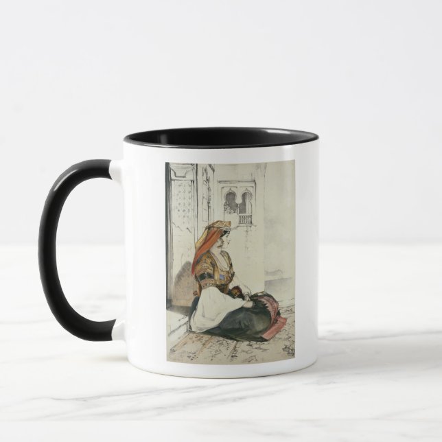 A Jewish Woman of Gibraltar, from 'Sketches of Spa Mug (Left)