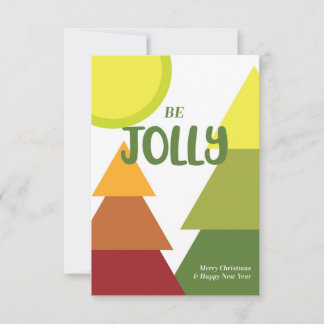 A jolly Christmas card. Card