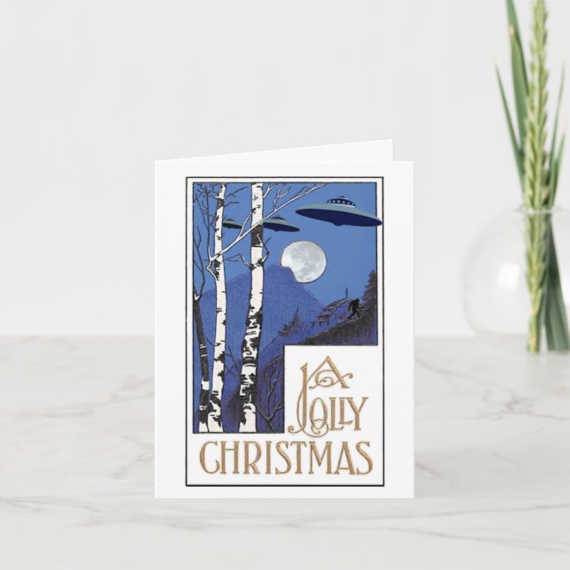 A Jolly Christmas Holiday Card (Front)