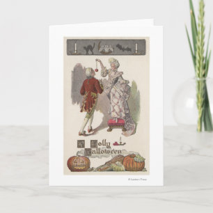 A Jolly HalloweenRestoration Dressed Couple Card