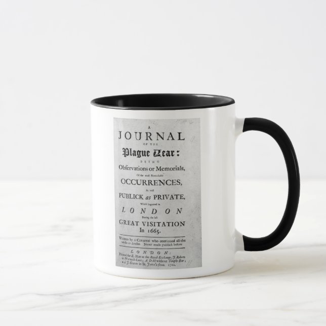 A Journal of the Plague Year, 1665 Mug (Right)