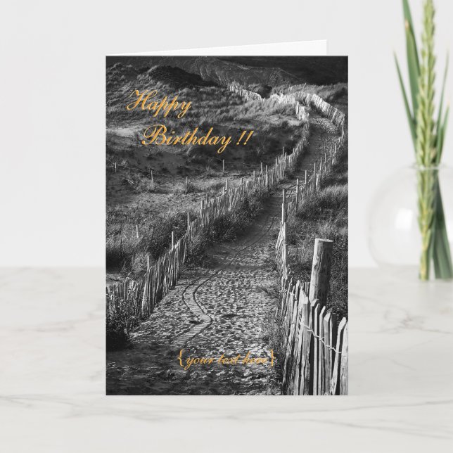 A Journey Made - Happy Birthday Card (Front)