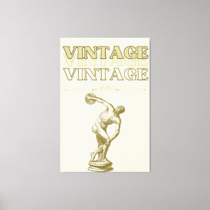 A Journey through Vintage Aesthetic Canvas Print