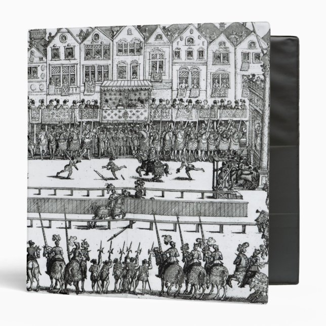 A Jousting Scene Binder (Front/Inside)