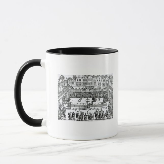 A Jousting Scene Mug (Left)