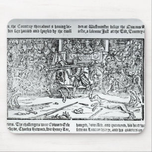 A Jousting Tournament Mouse Pad