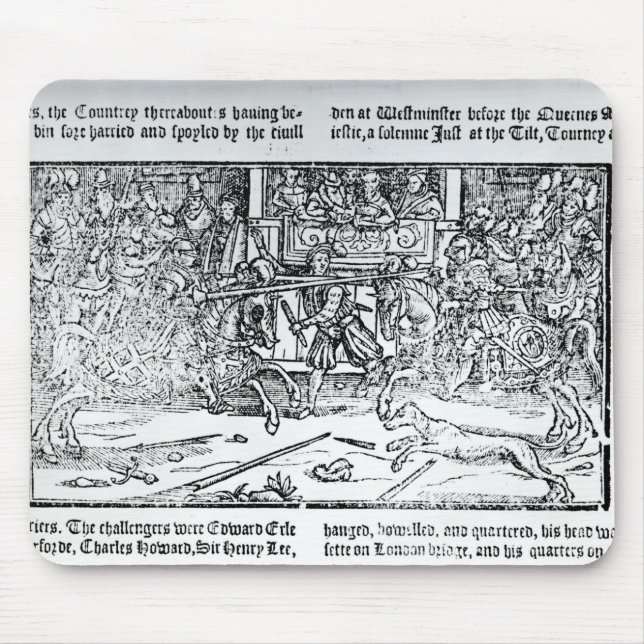 A Jousting Tournament Mouse Pad (Front)