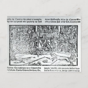 A Jousting Tournament Postcard